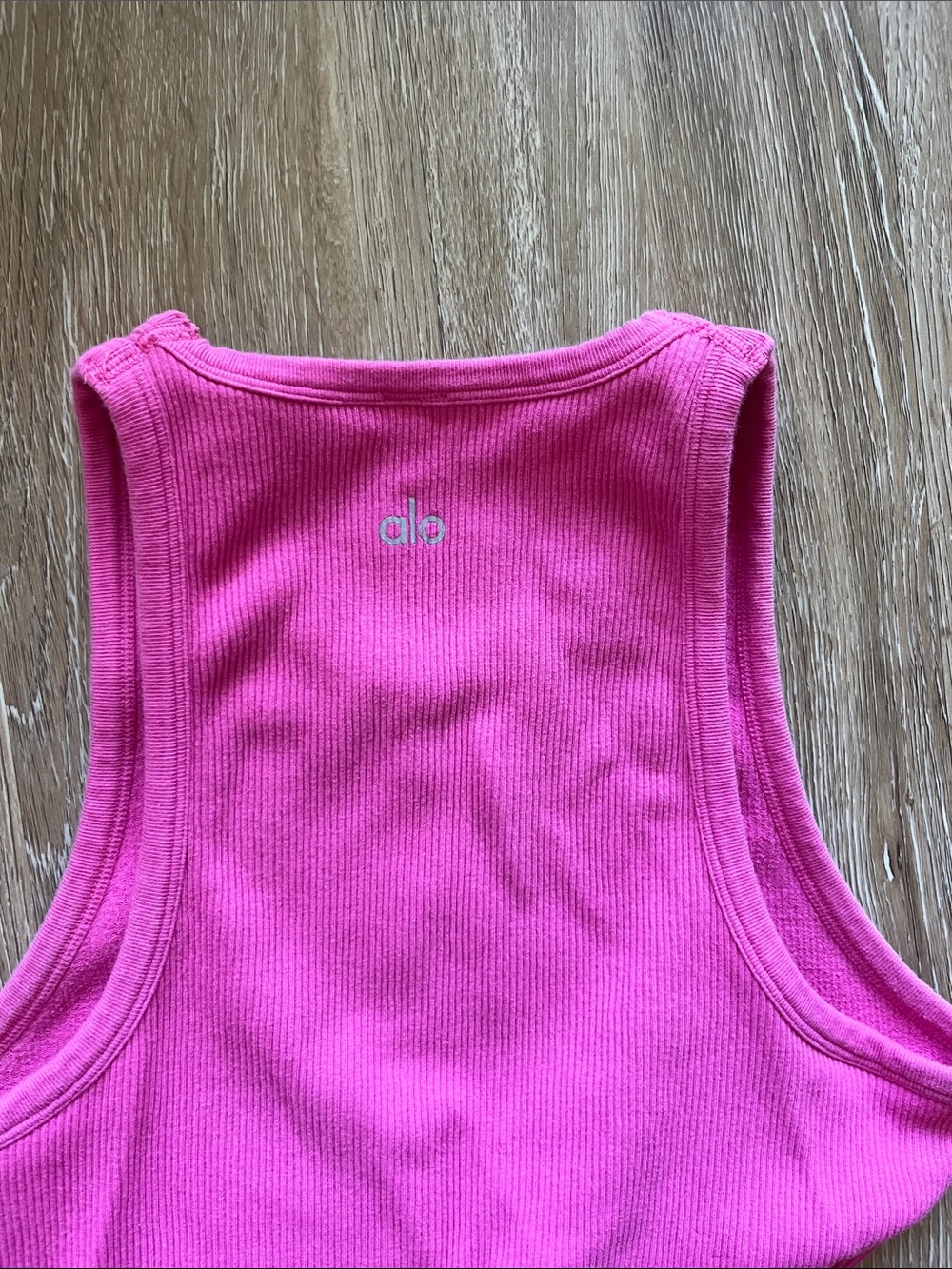 Alo Pink Ribbed Tank Dress - Picture 3 of 4